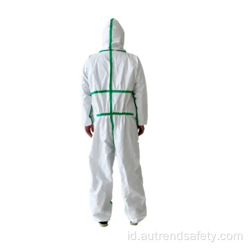 Isolasi Gown Coverall Pakai Baju Pelindung Safety Disposable Coverall